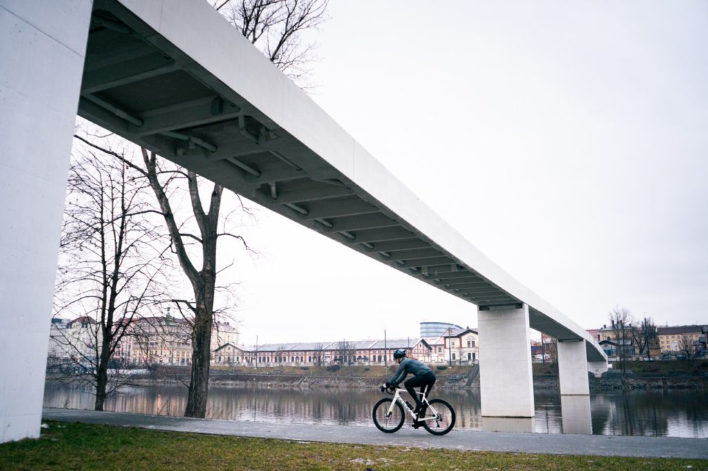 Česká amatérská cyklistka Kateřina Rusá 