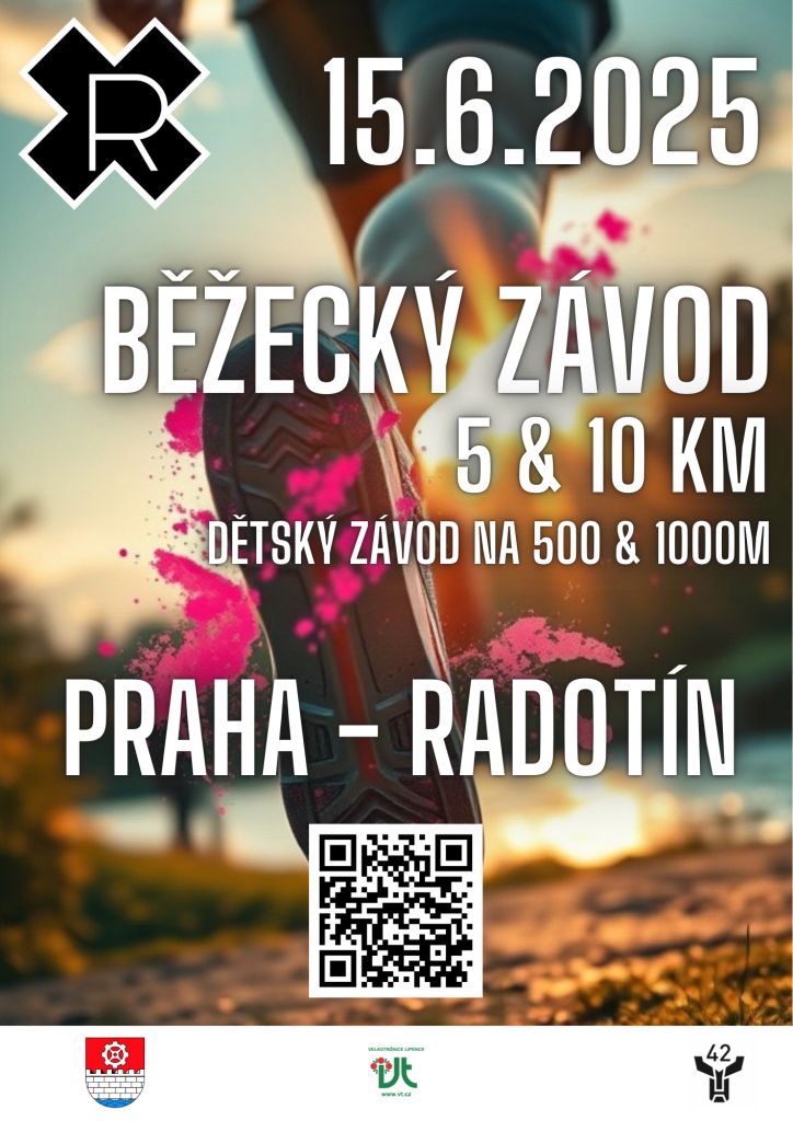 Běžecký závod RUN X Radotín 2025: Přijďte si užít 8. ročník oblíbeného závodu!